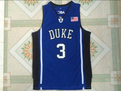 Maillot De Basket NCAA Duke University Grisson Allen 3 Embroidered Shirt Bleu